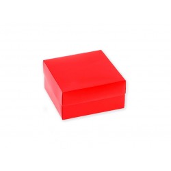 Pudełko Laminowane 120x120x70mm Czerwone