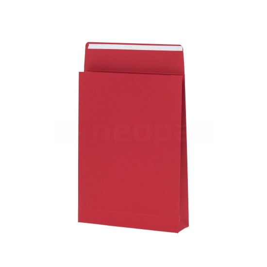 Koperty kartonowe 230x320x60mm Czerwone 220g 10szt