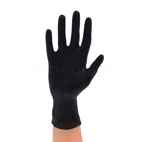 Rękawice Nitrylowe "XL" Czarne