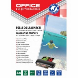 Folia do laminowania Office Products A4 125um 100 szt