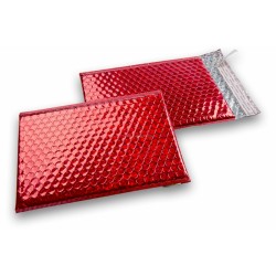 Koperta bąbelkowa hologramiczna czerwona G17