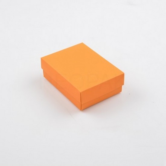 Pudełka ozdobne z przykrywką L Pomarańczowe