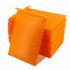 Koperty bąbelkowe metaliczne pomarańczowe D14 100 sztuk