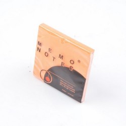 Notes samoprzylepny pomarańczowy brilliant 75x75mm 80 kartek