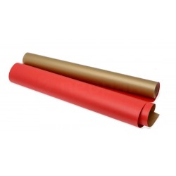 Papier Pakowy Kraft Czerwono-Złoty 70cm-25m  60g