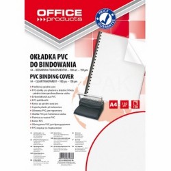 Okładki do bindowania Office Products PVC A4 100 szt