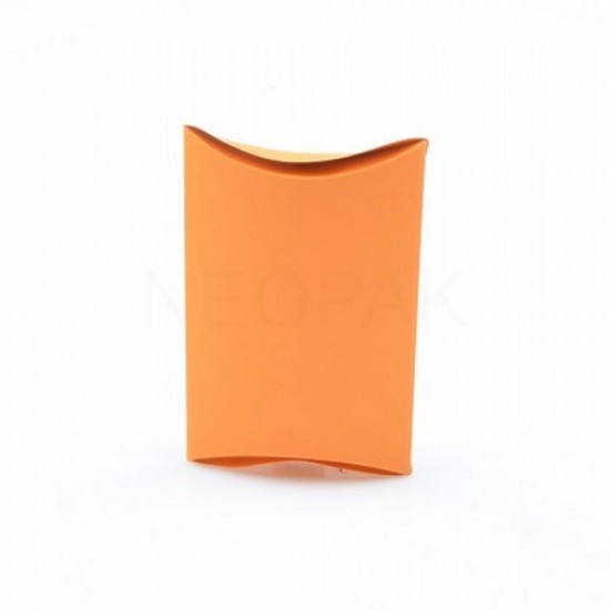 Pudełka ozdobne w kształcie poduszki M Pomarańczowe