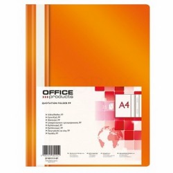 Skoroszyt A4 PP Office Products Pomarańczowy 25szt.