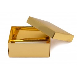 Pudełko Laminowane 120x120x70mm Złote