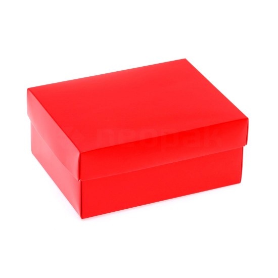 Pudełko Laminowane 160x125x70mm Czerwone