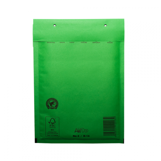 Koperty bąbelkowe D14 Zielone - 100szt